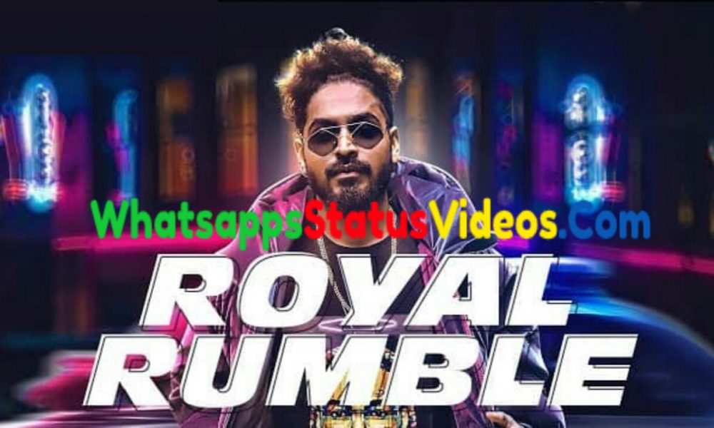 Emiway Bantai Royal Rumble Status Video Song