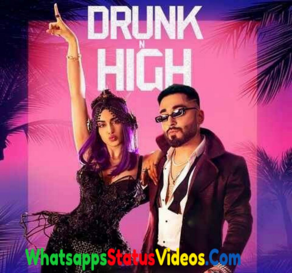 Drunk N High Song Mellow D Aastha Gill Whatsapp Status Video Download