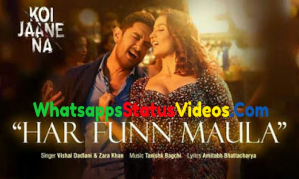 Har Funn Maula Song Jonita Gandhi Zara Khan Status Video