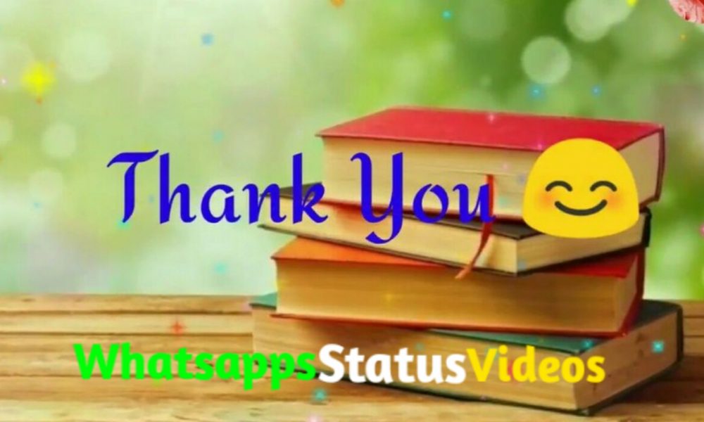 Thank You Whatsapp Status Video