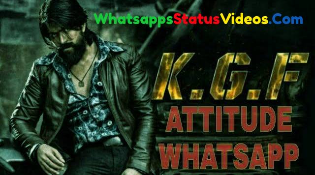 KGF Dialogue Attitude Whatsapp Status Video Song Download