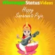Happy Saraswati Puja Short Video Status Download