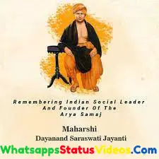 Maharishi Dayanand Saraswati Jayanti Whatsapp Status Video Download