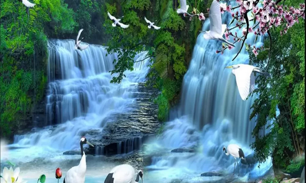 Beautiful Waterfall Whatsapp Status Video Download