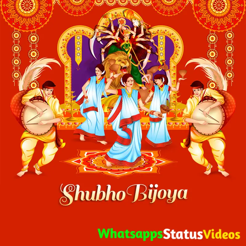 Subho Bijoya Dashami Full Screen Whatsapp Status Video Download