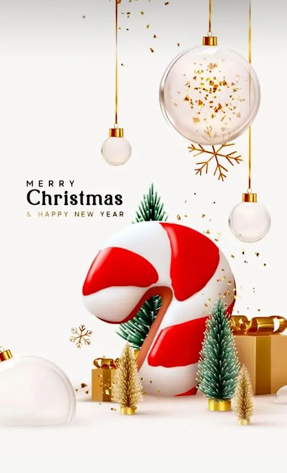 Merry Christmas and Happy New Year cards free download