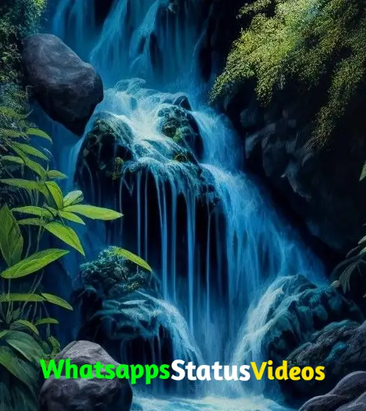 Beautiful Waterfall WhatsApp Status Video Download